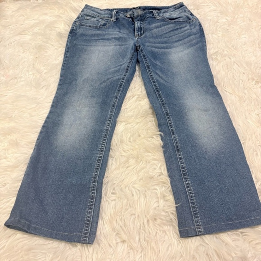 Flamingals Capri stretchy jeans size XL TC4-11